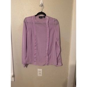 Givenchy For Chesa Vintage Lavender Blouse Size 8